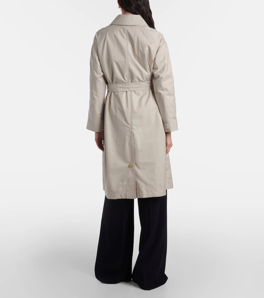 Max Mara - The Cube Orleans belted twill coat