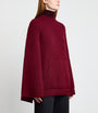 Max Mara Red Wool-Cashmere Mini Dress