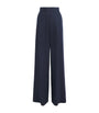 Wool-Cashmere Astor Wide-Leg Trousers