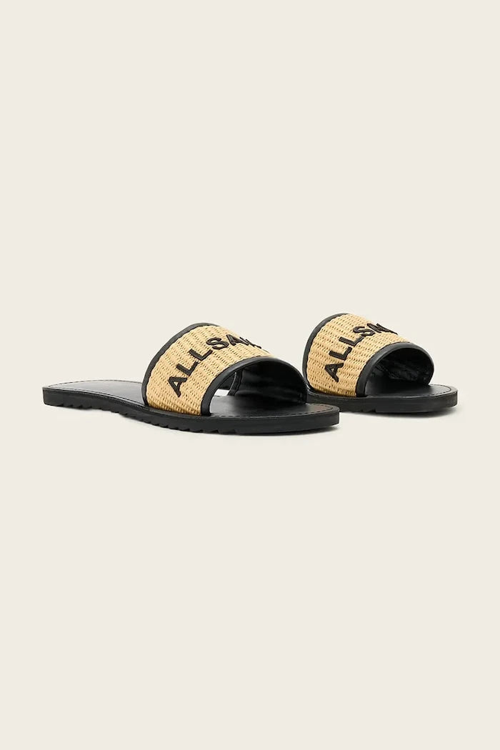 AllSaints сандали дамски от кожа Hoxton Slider