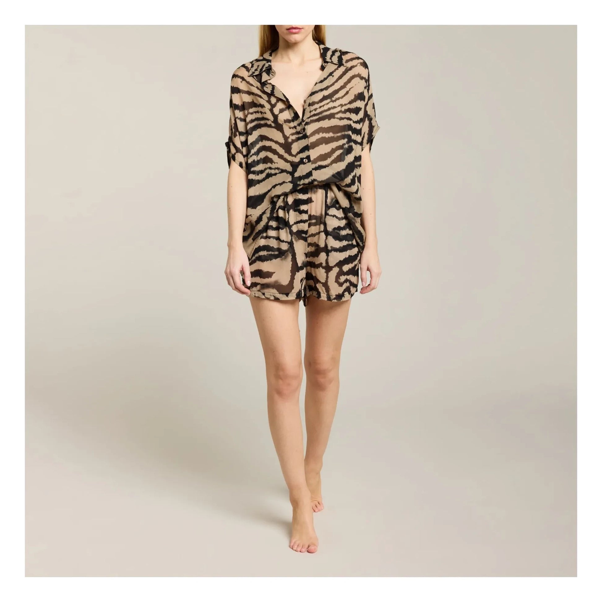 Maison Saint Julien - Namibia shirt | Sesame