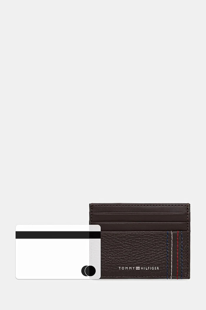 Tommy Hilfiger erkek deri kartlık kılıfı