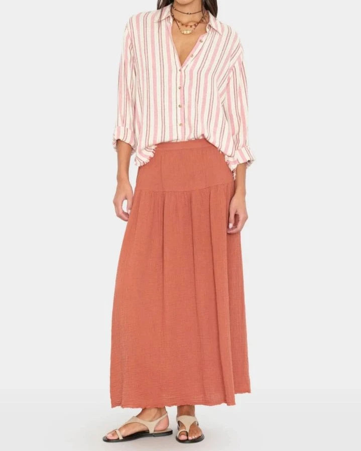 Xirena - Evelyn Cotton skirt | Rust