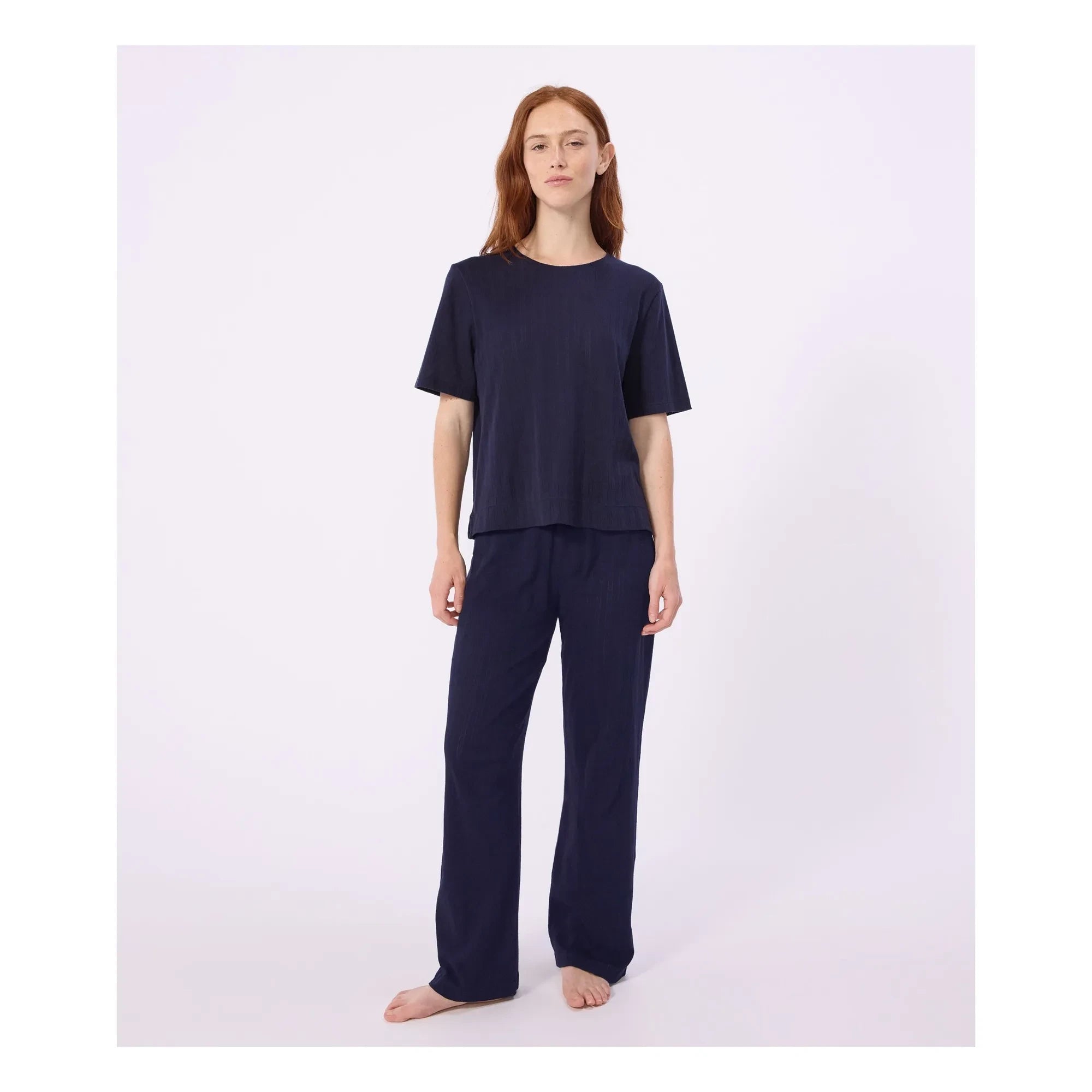 Petit Bateau - Fluid pyjamas | Navy blue