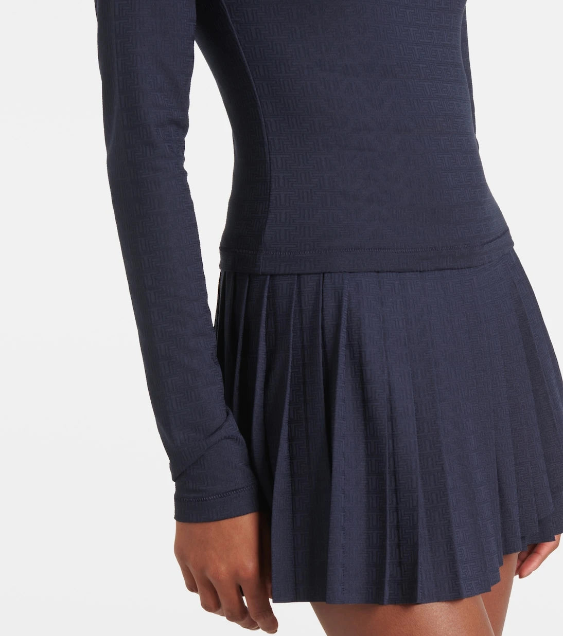 Tory Sport - Cropped jacquard top
