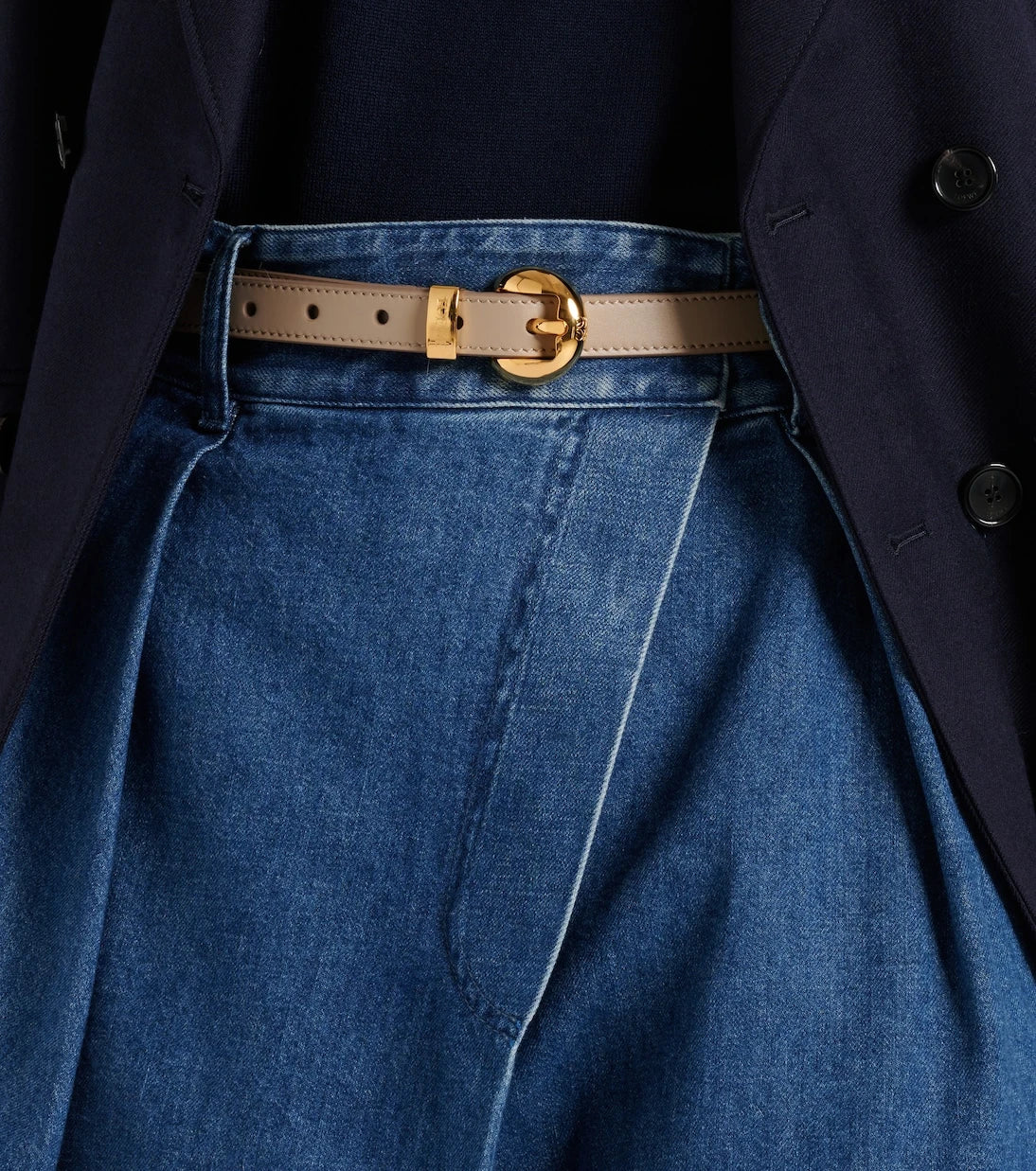 Loewe - Pebble leather belt