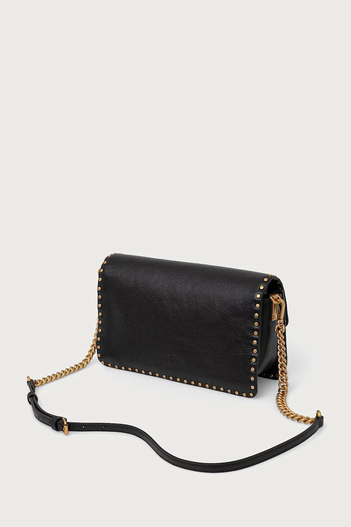 Pinko kadın deri crossbody çanta
