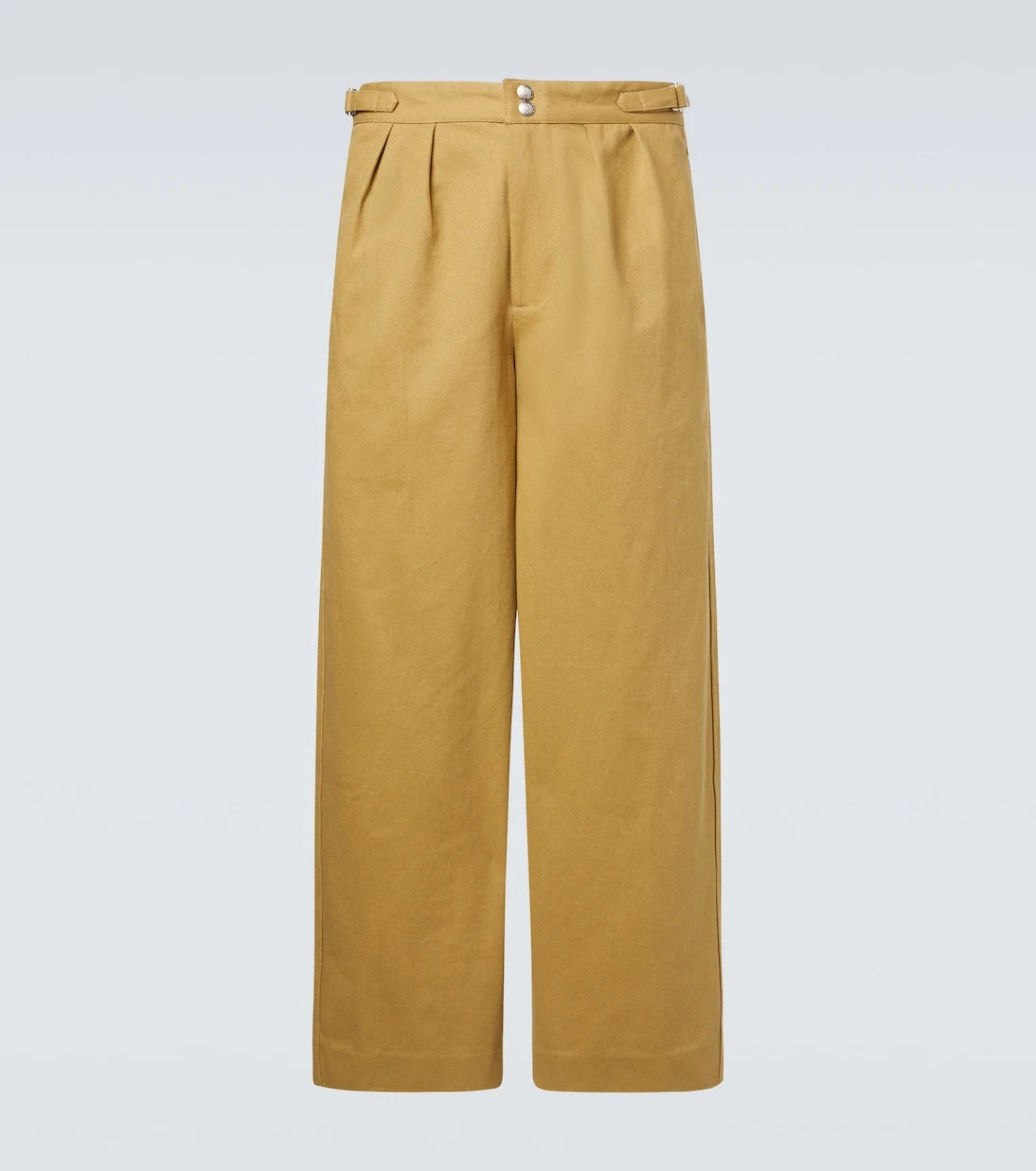 Bode - Cotton twill wide-leg pants