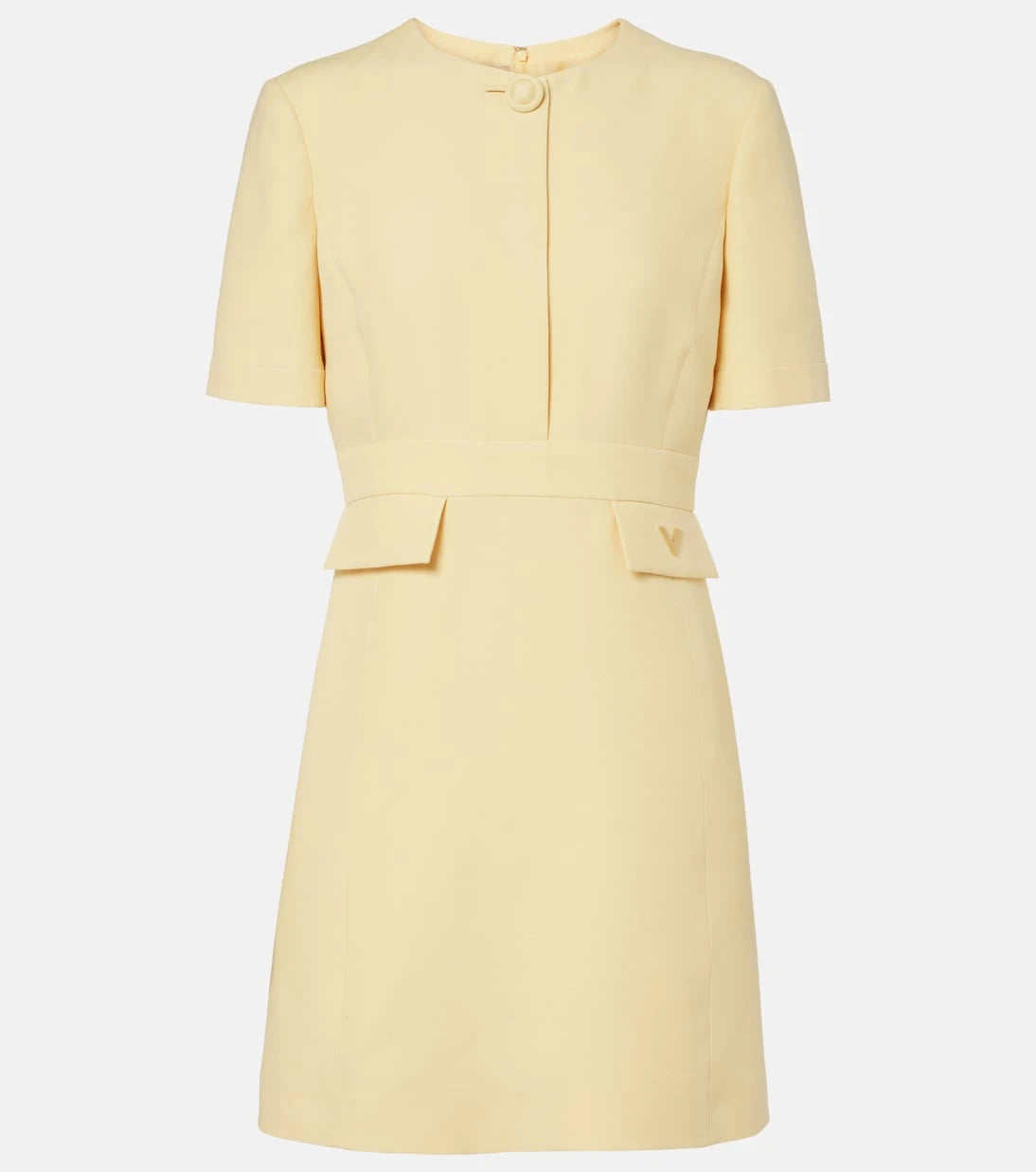 Valentino - Crepe Couture VGold minidress
