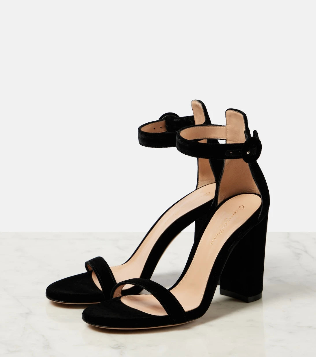 Gianvito Rossi - Gaeta 95 velvet sandals