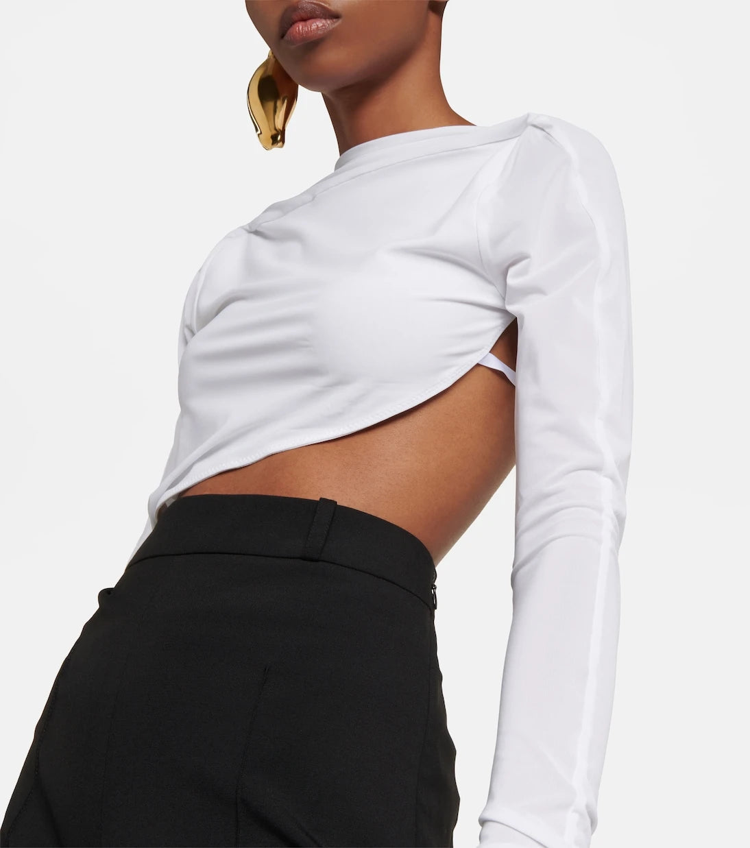 Jacquemus - Le Body Carozzu mesh bodysuit