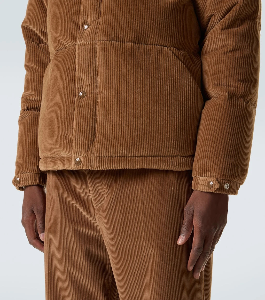 Moncler - Serrant cotton corduroy down jacket