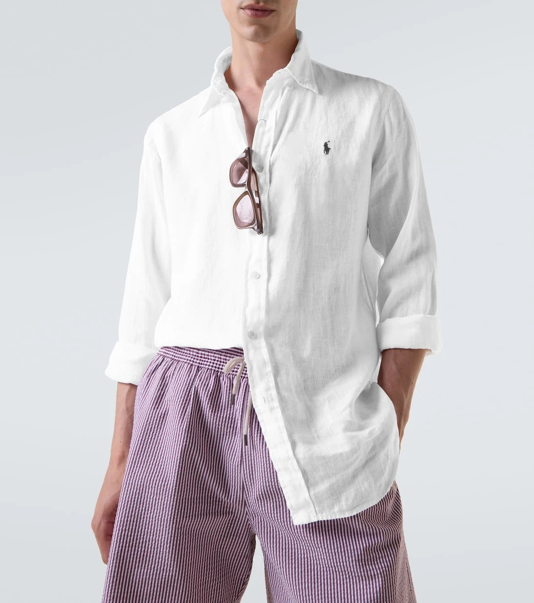 Polo Ralph Lauren - Embroidered linen shirt