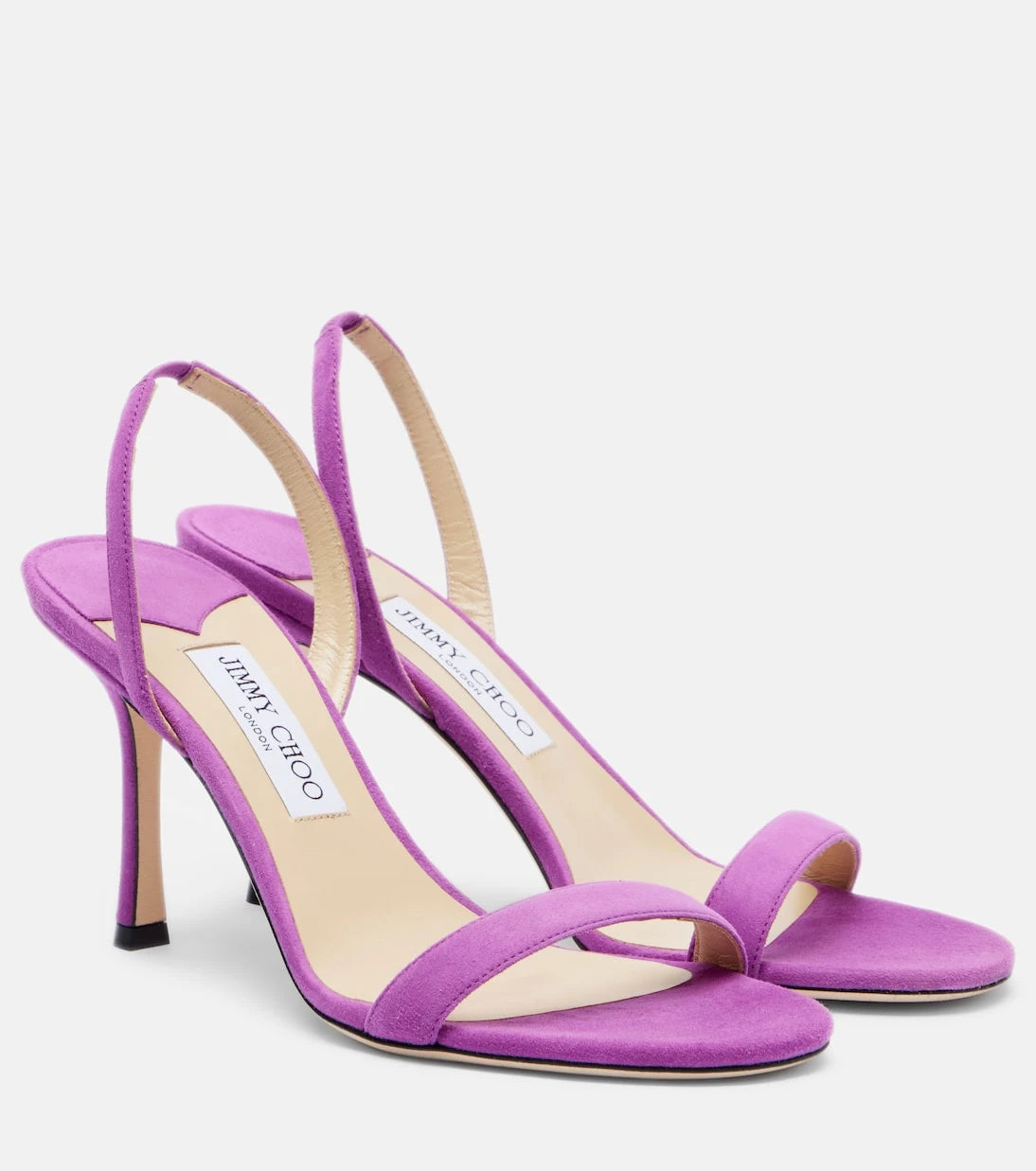 Jimmy Choo - Jenn suede slingback sandals