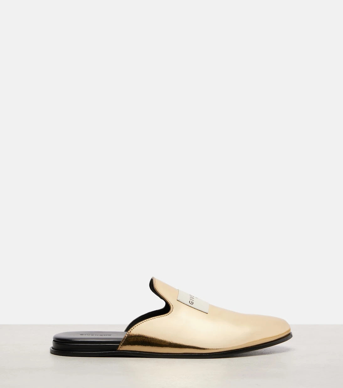 Givenchy - Logo mirrored leather mules