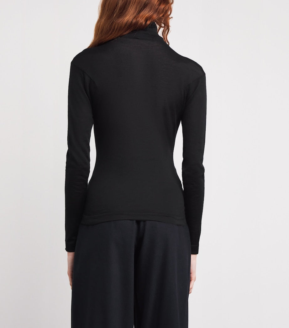 Ultra-Fine Kid Cashmere Rollneck Sweater