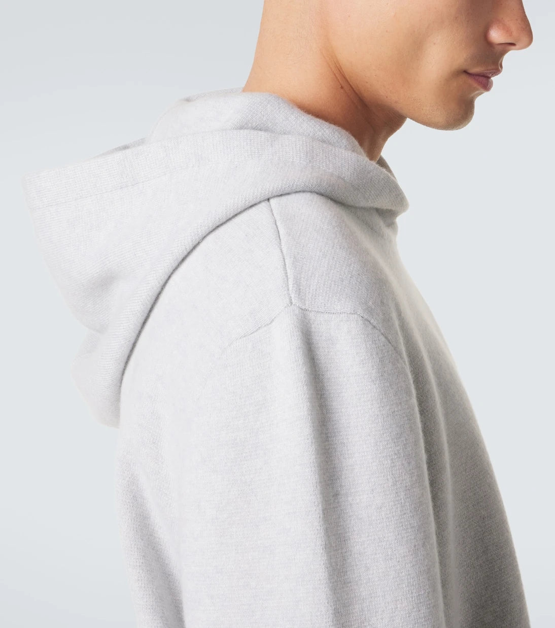 God's True Cashmere - Cashmere hoodie with quartz