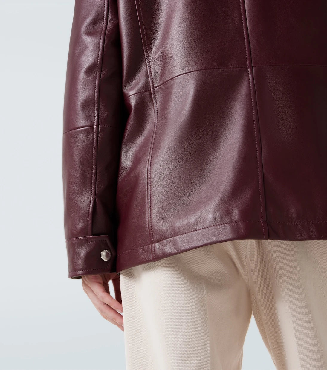 Brunello Cucinelli - Padded leather jacket
