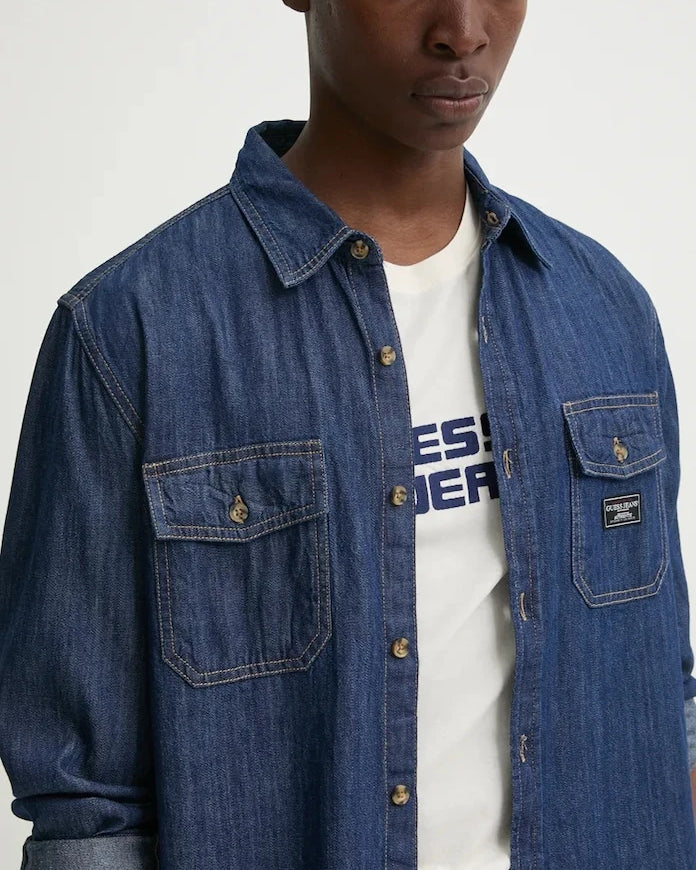 Дънкова риза Guess Jeans