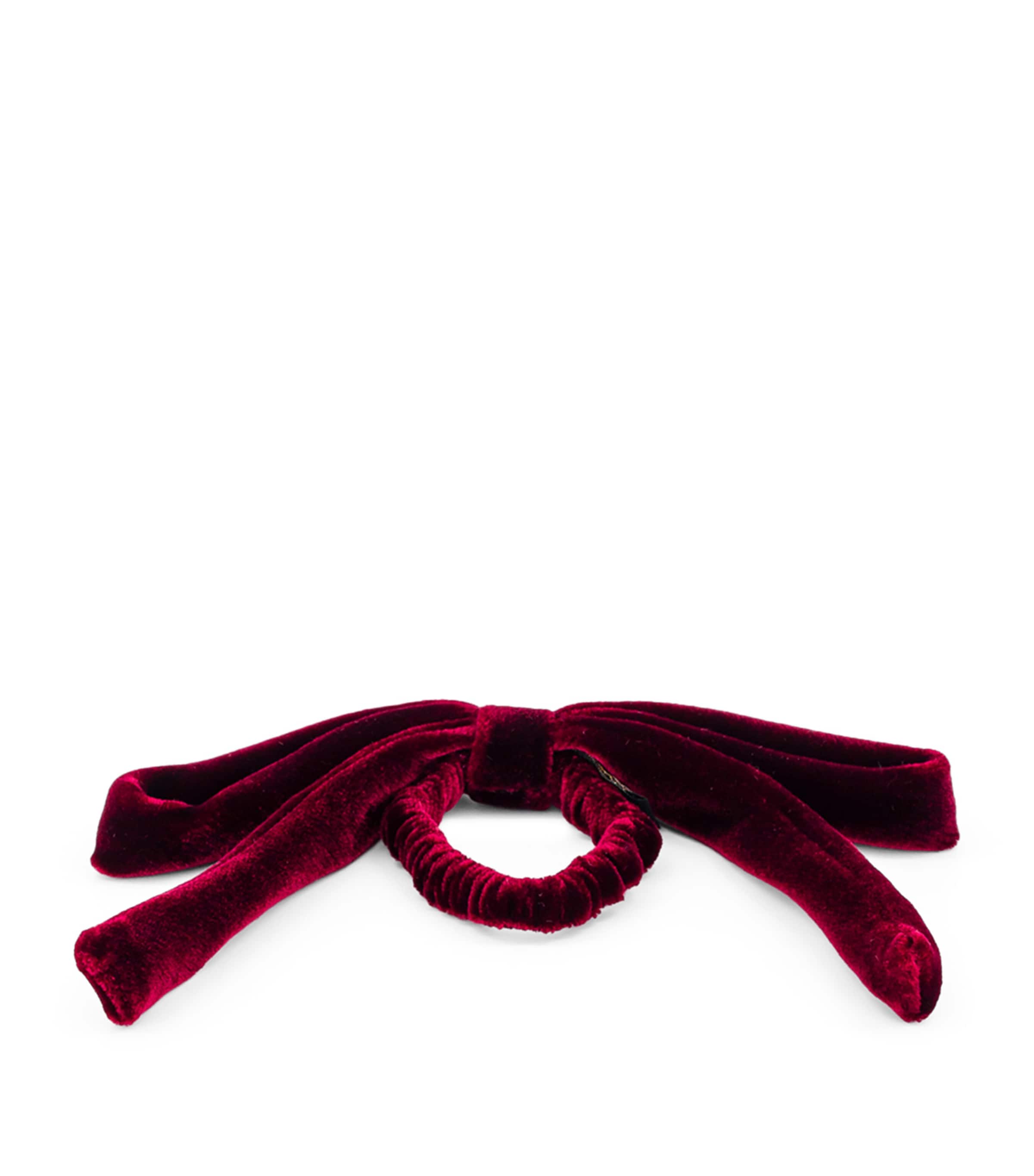 Alexandre de Paris Velvet Timeless Lucie Bow Hairband