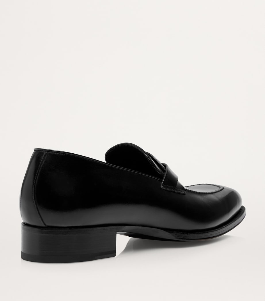 Burnished Leather Elkan Loafers