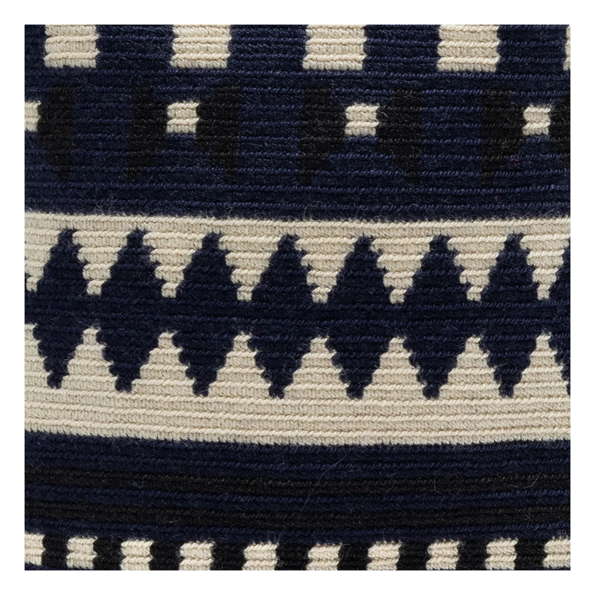 Guanabana - Mitra Macramé bag | Navy blue