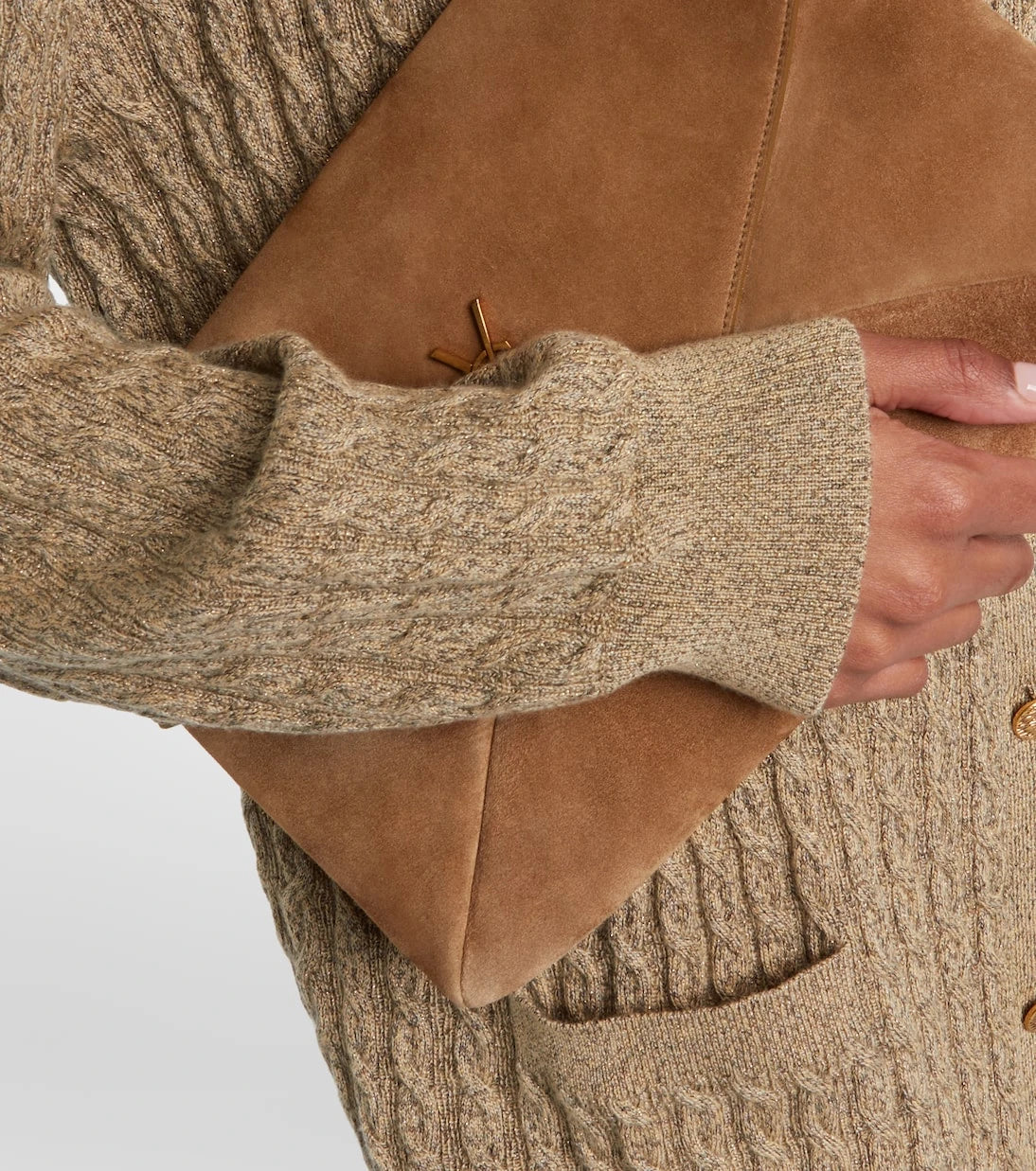Loro Piana - سترة كارديجان Bihar بنمط الكابل