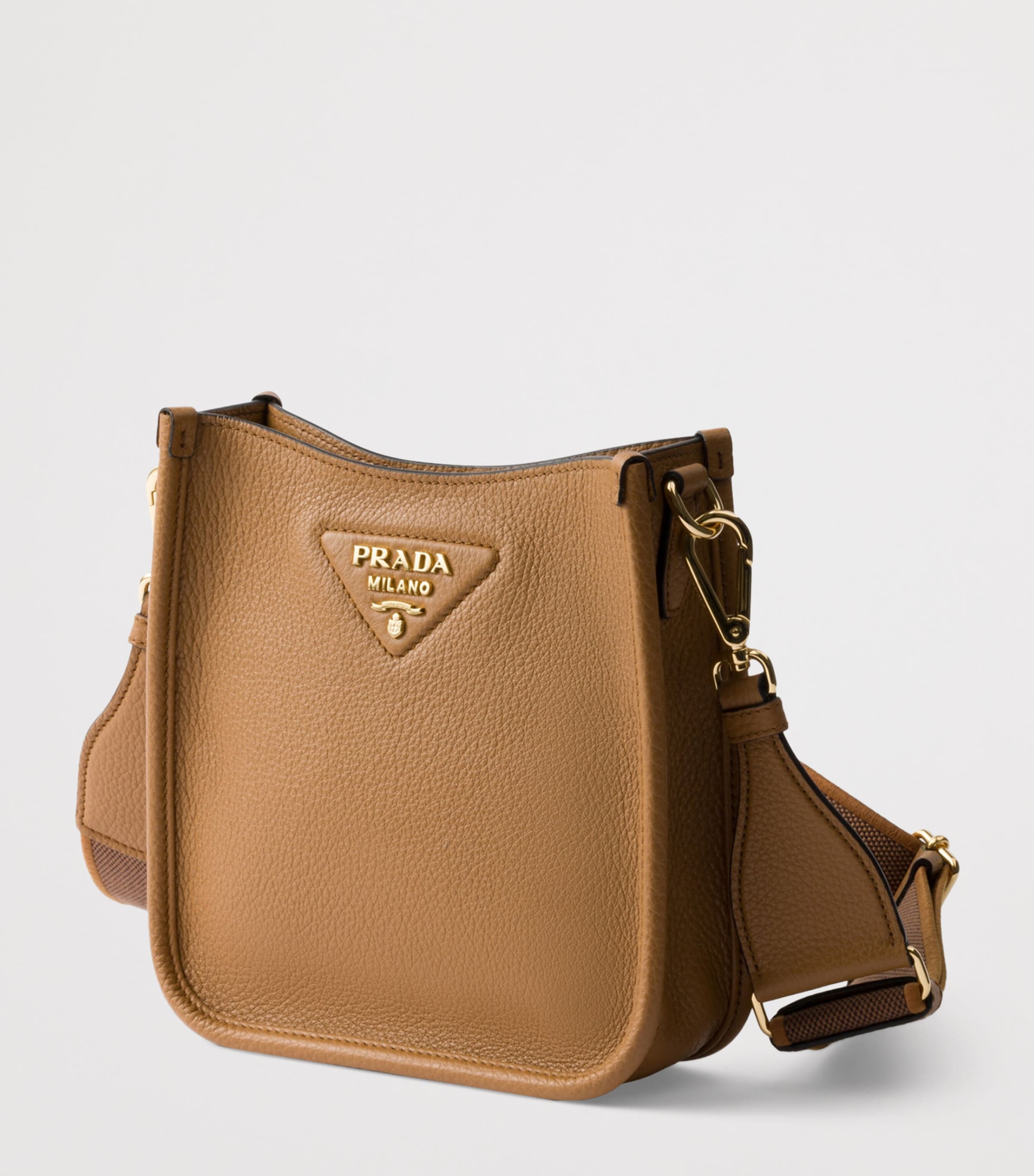 Prada Brown Mini Leather Shoulder Bag
