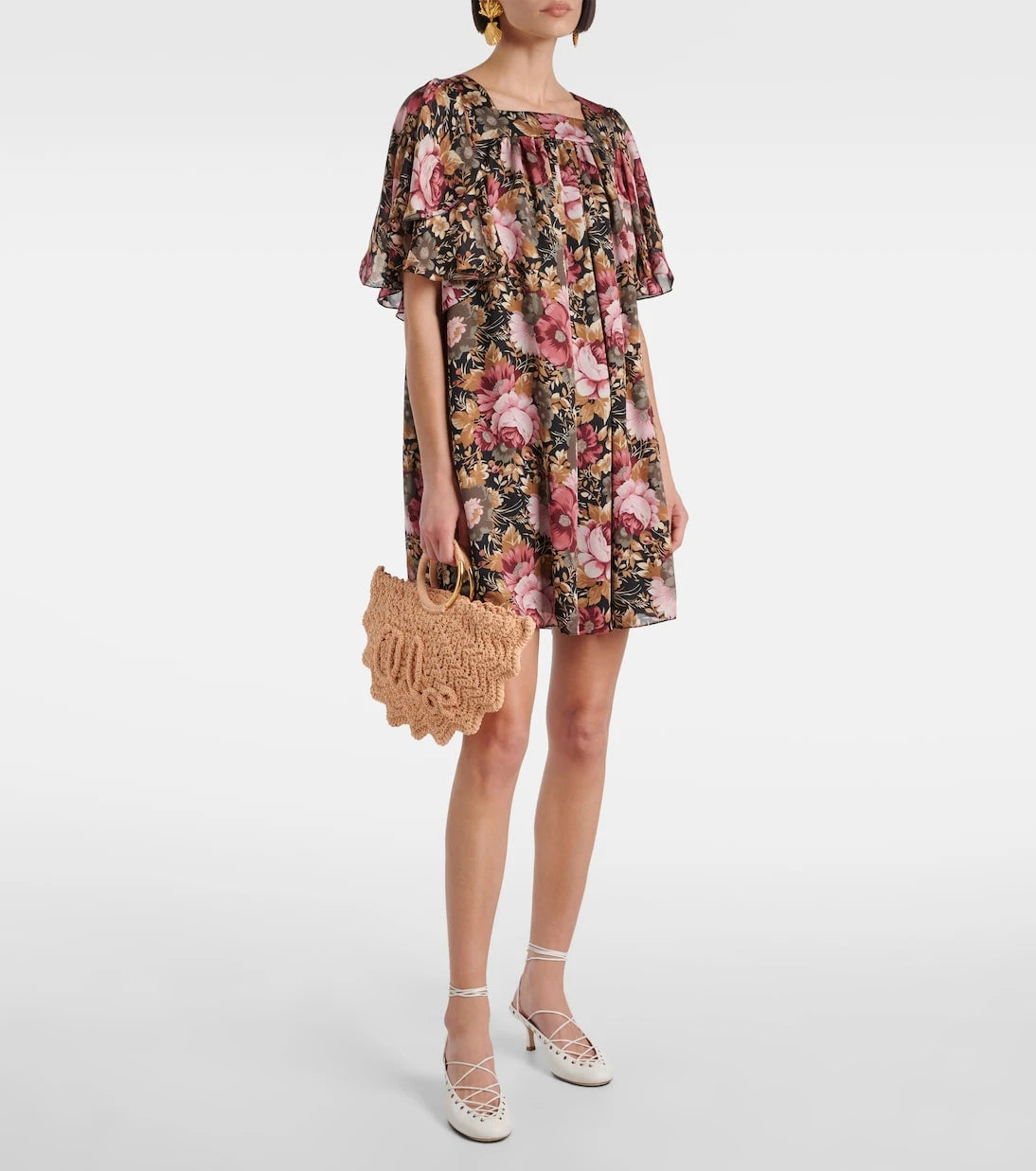 Chloé - Bracelet Paravent Small crochet tote bag