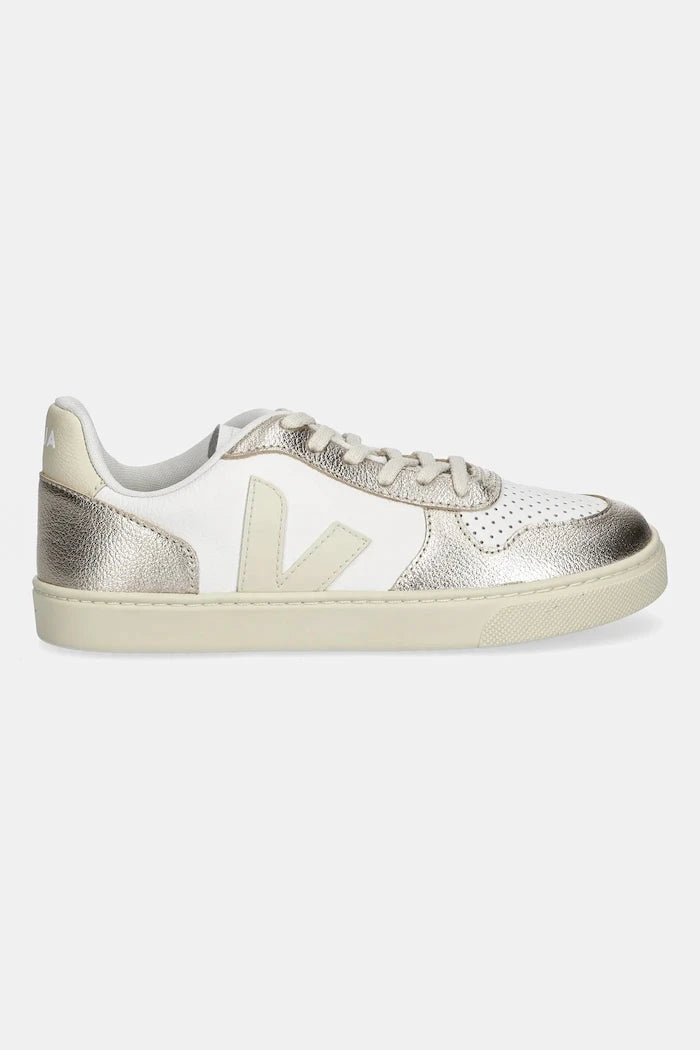 Детски кожени маратонки Veja Small V-10 Laces