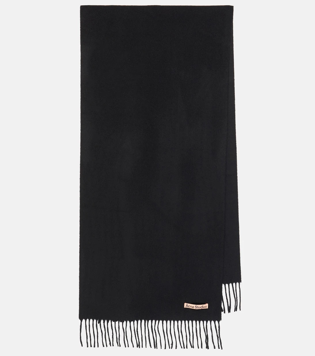 Acne Studios - Canada Narrow fringed cashmere scarf