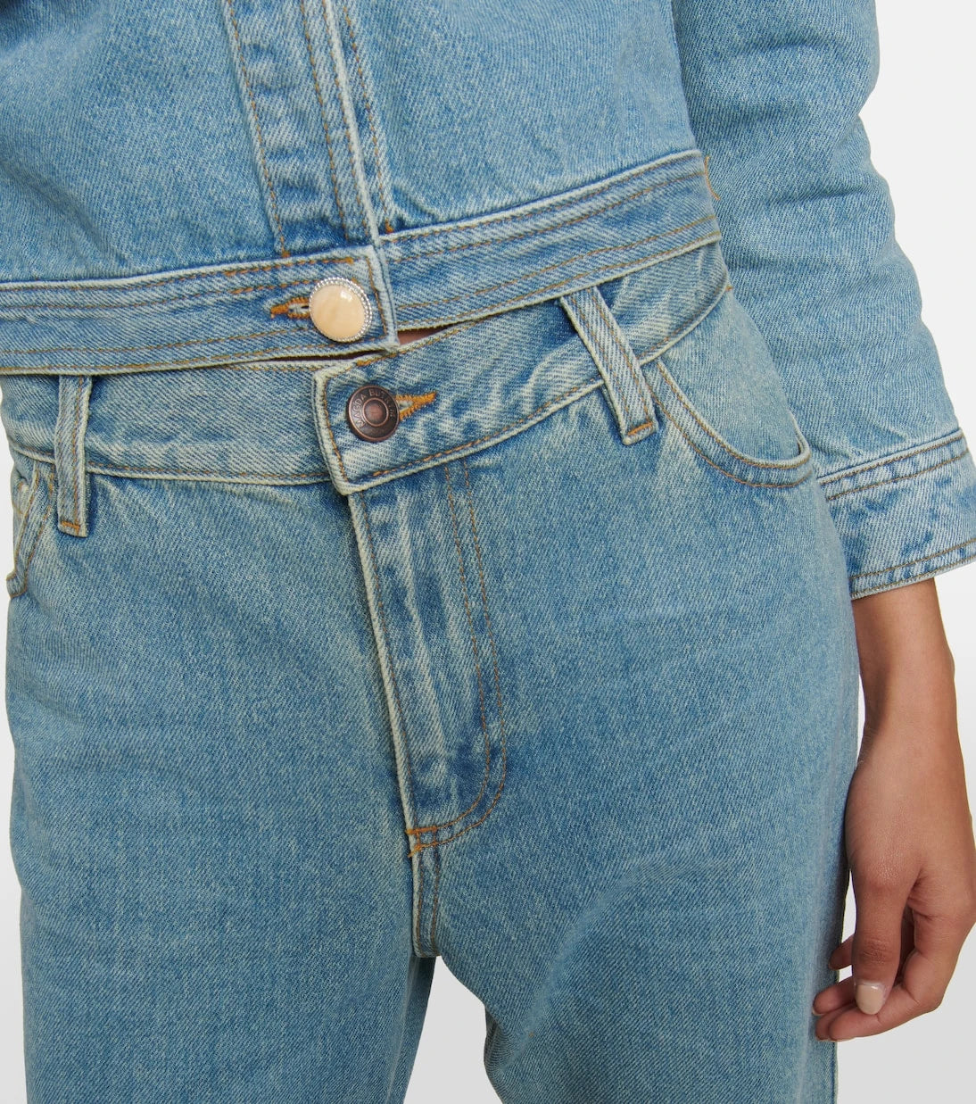 Magda Butrym - Low-rise flared jeans