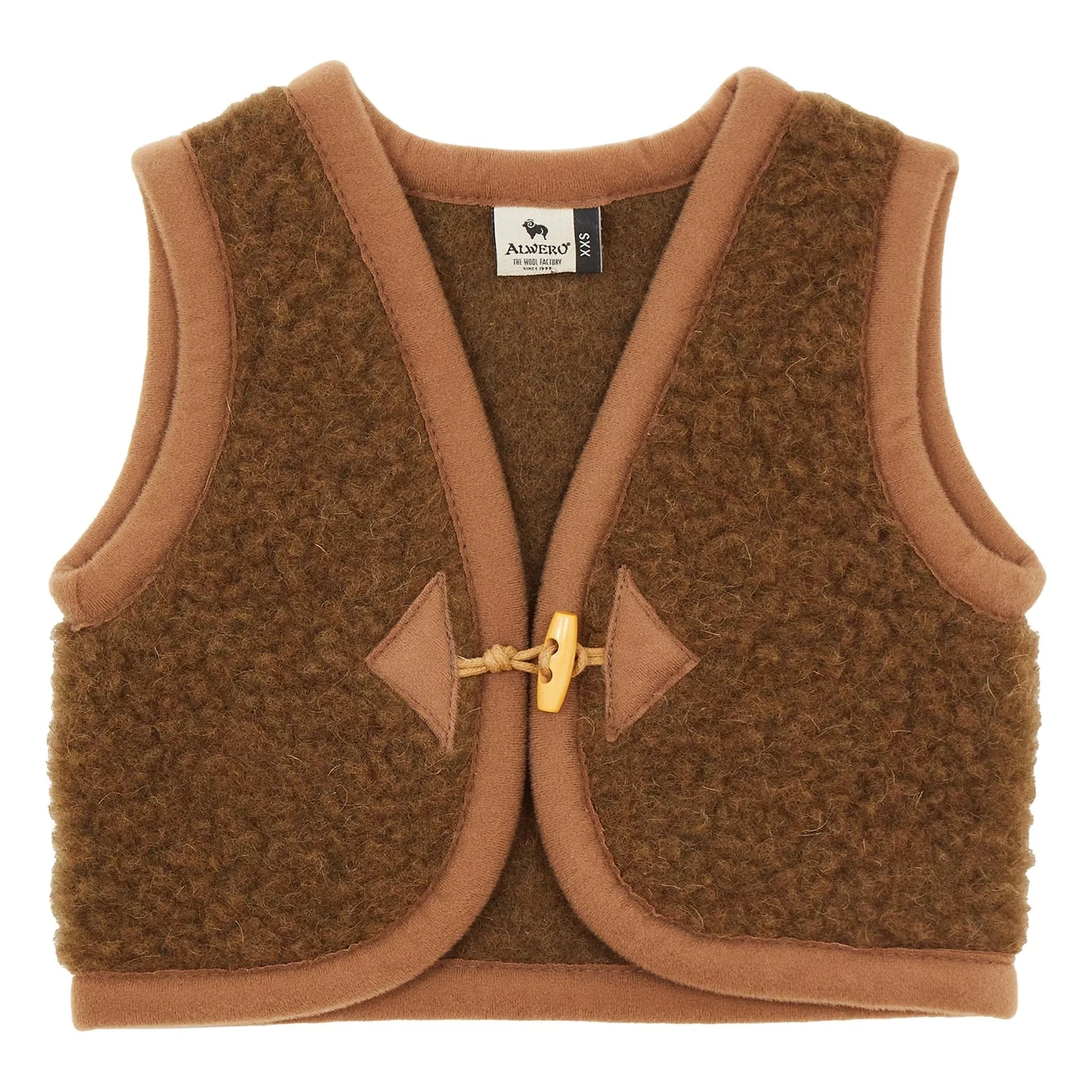 Alwero - Alpen Junior Sleeveless Vest | Chocolate