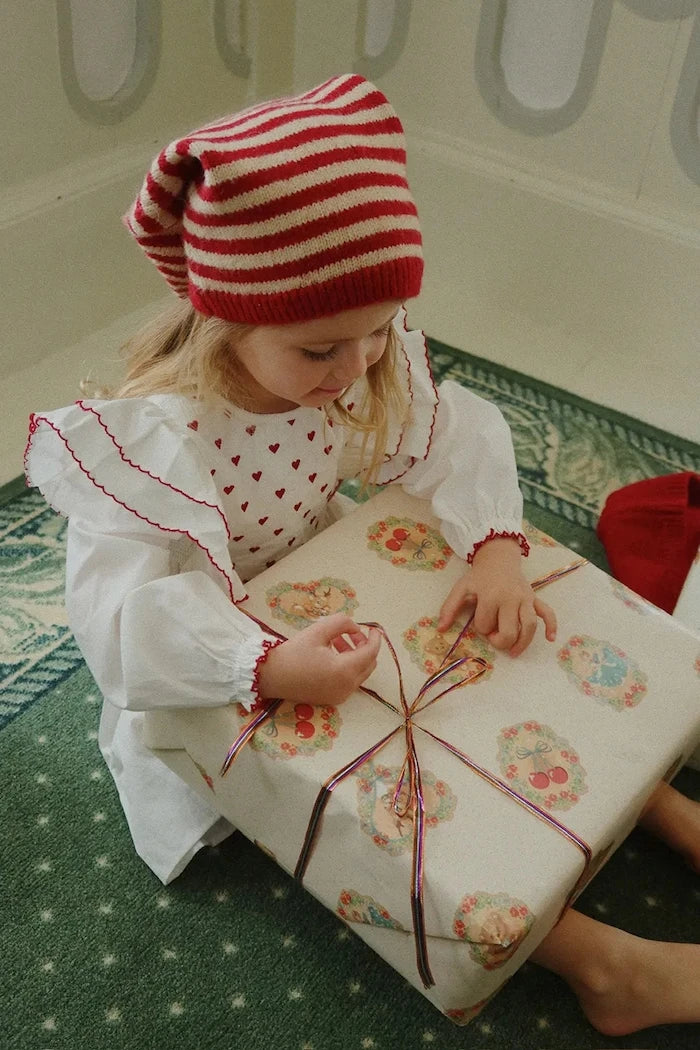 Детска шапка с вълна Konges Sløjd CHRISTMAS KNIT HAT