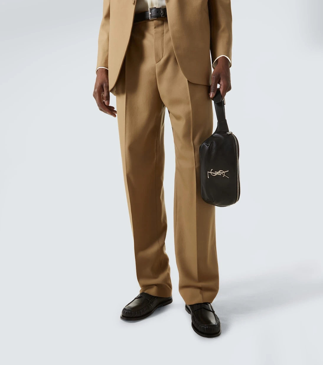 Saint Laurent - Cassandre leather belt bag