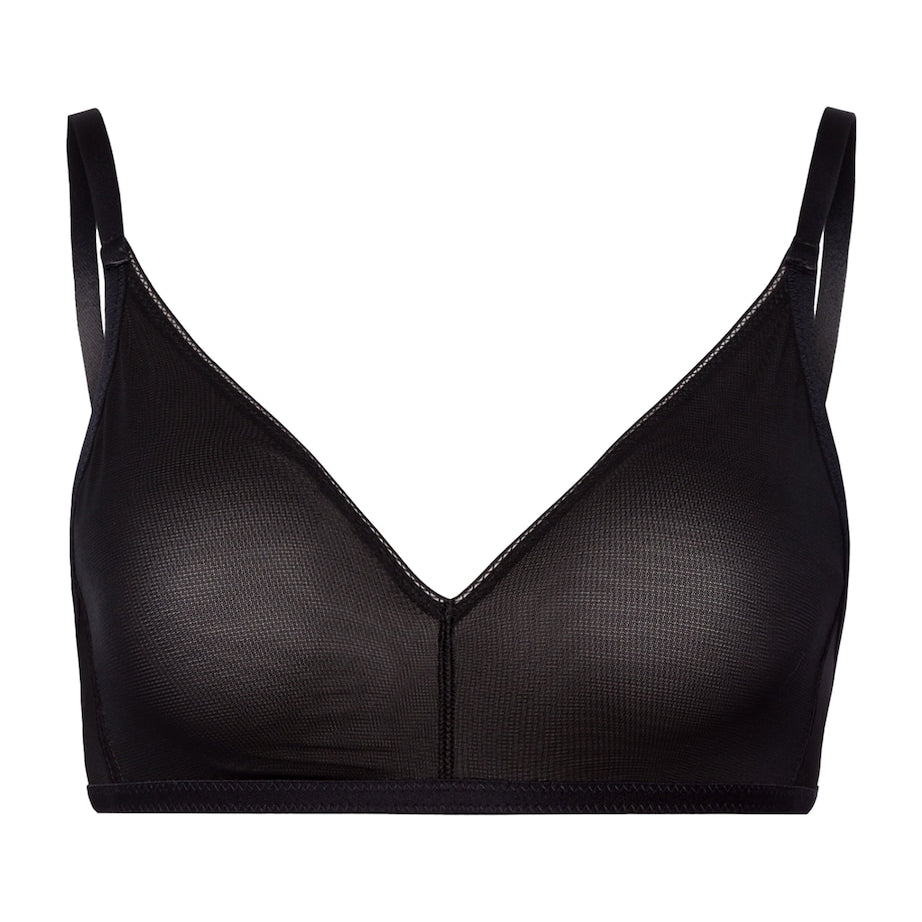 Hanro Black Smooth Illusion Soft Cup Bra