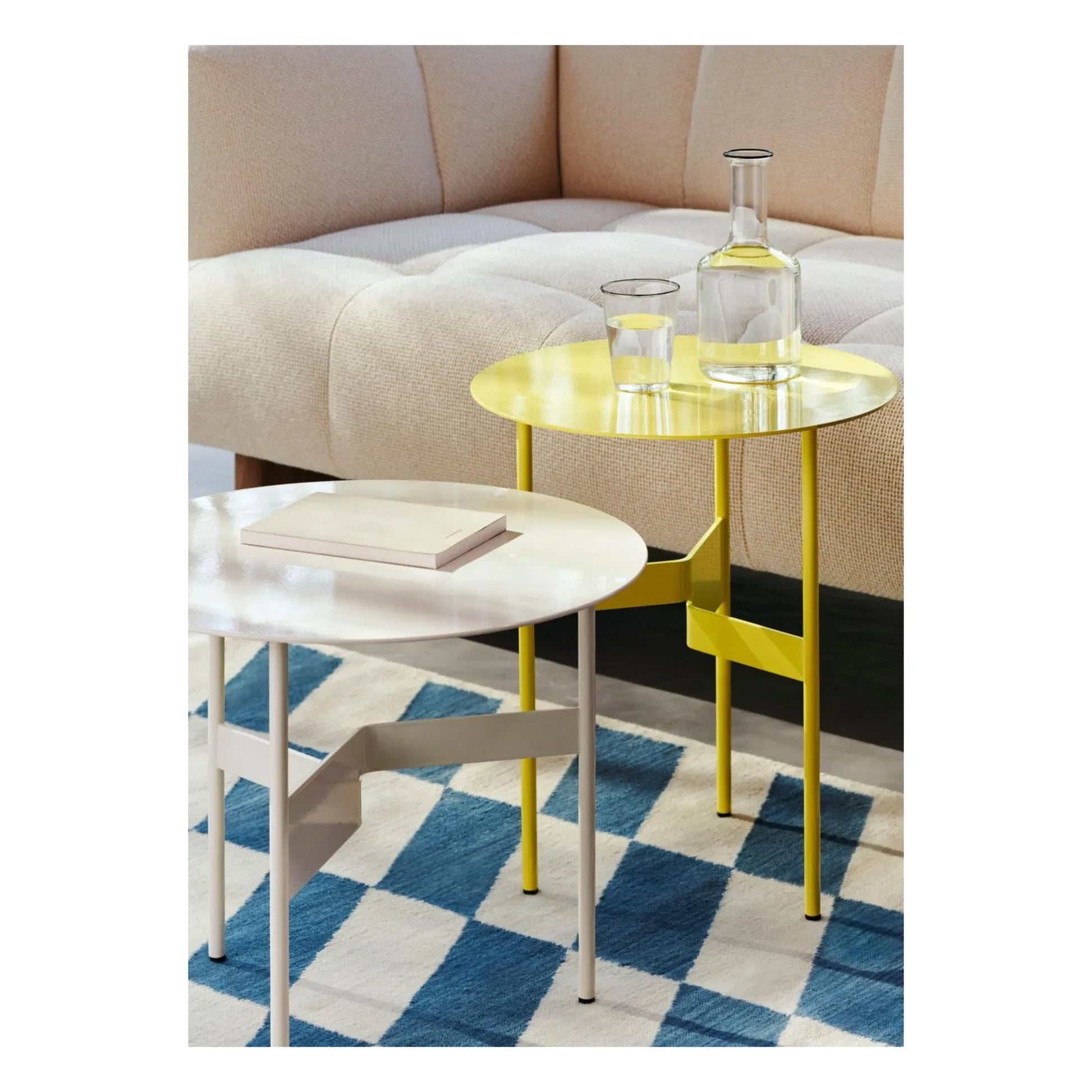 Hay - Shim side table | Ivory