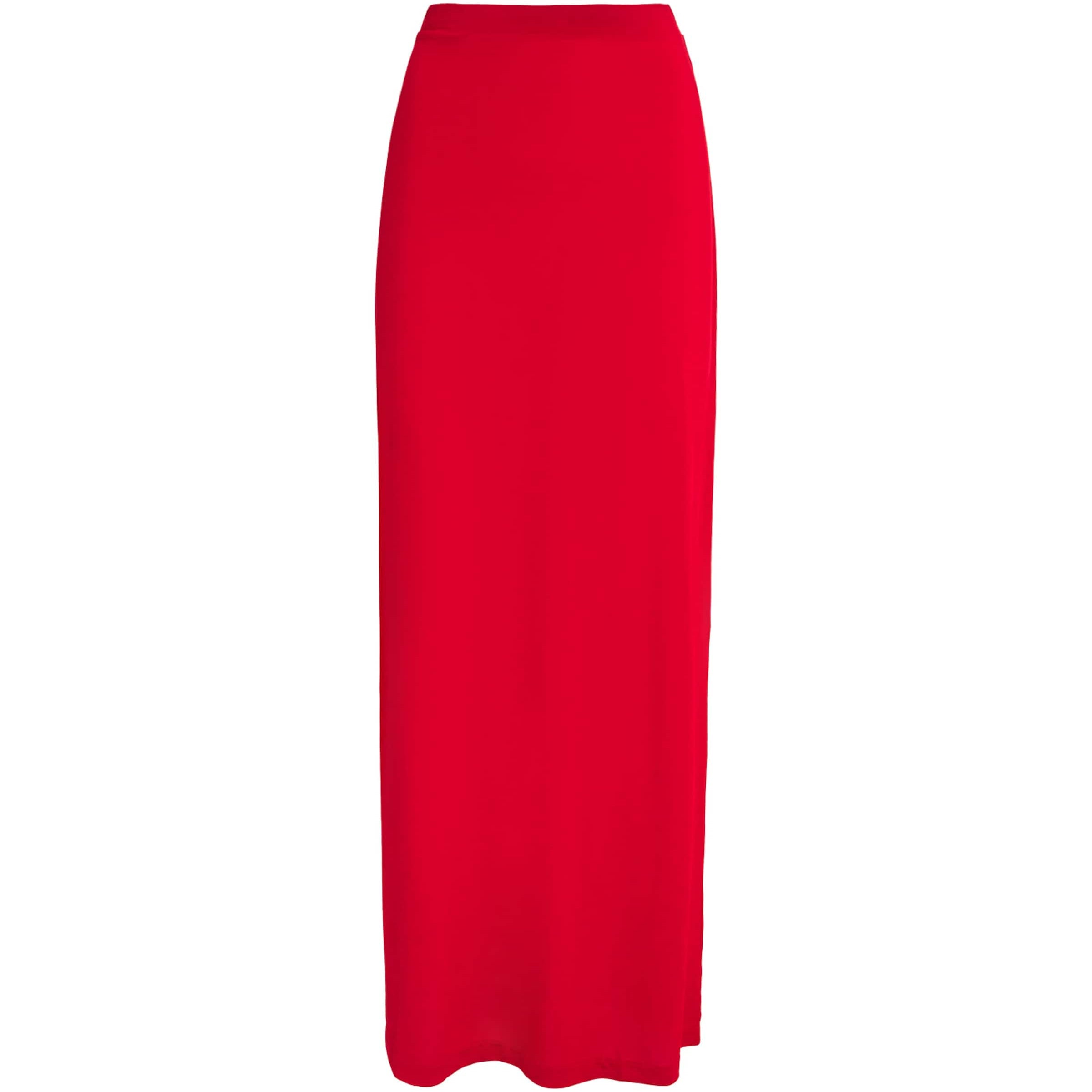 House Of Dagmar Red Jersey Maxi Skirt