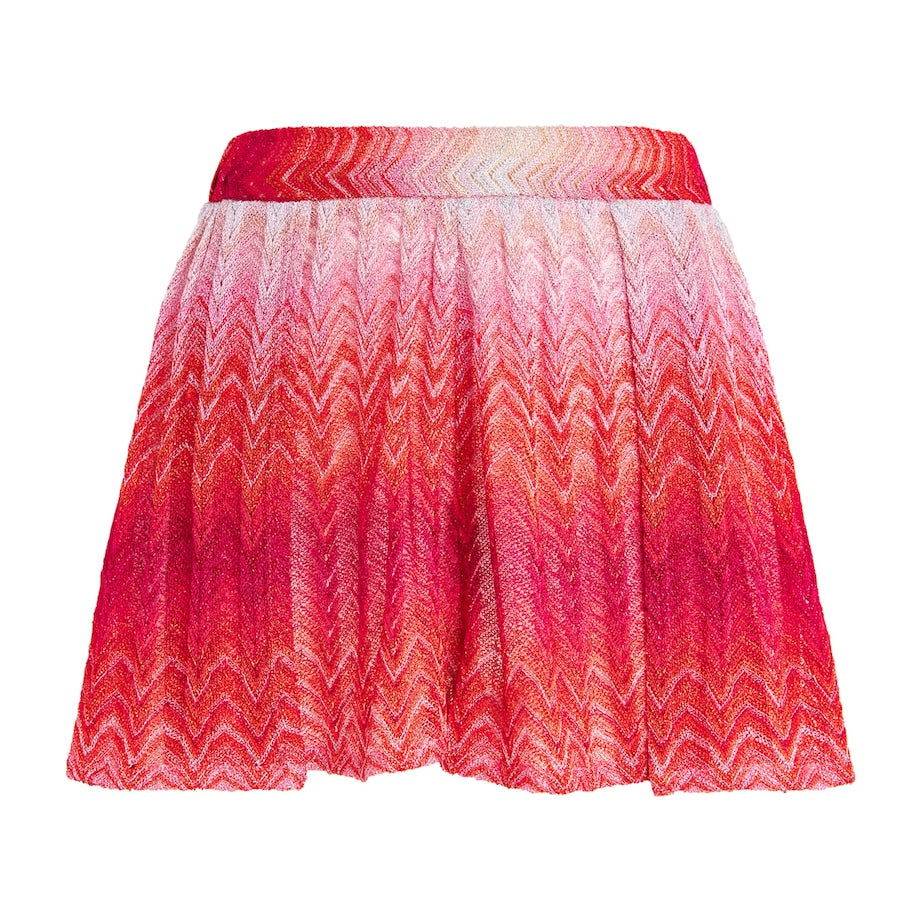 Missoni Red Ombré Crochet Shorts