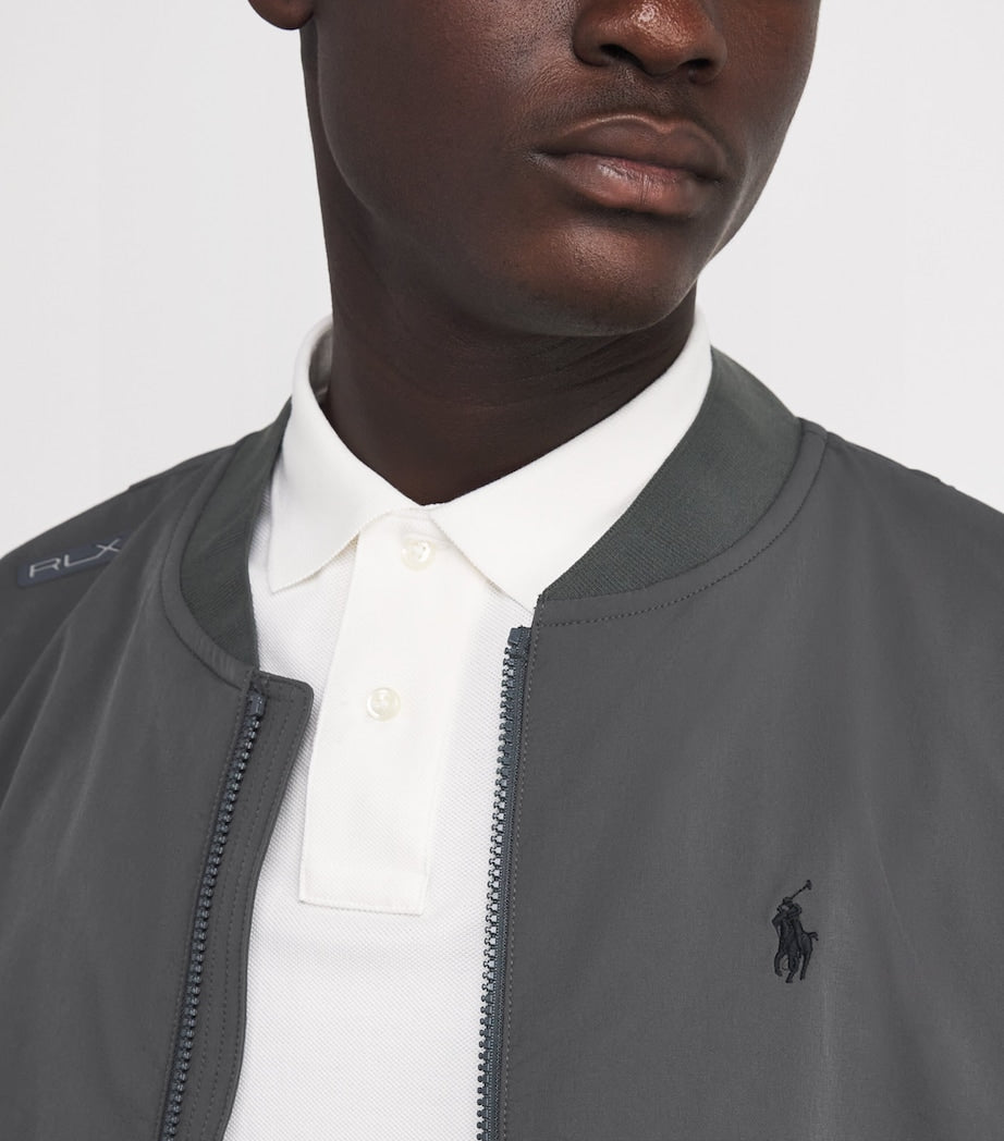 RLX Ralph Lauren Grey Performance Bomber Jacket