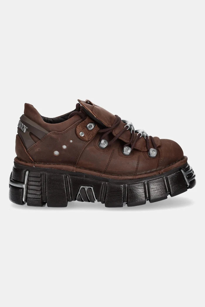 New Rock METALLIC Deri Spor Ayakkabı