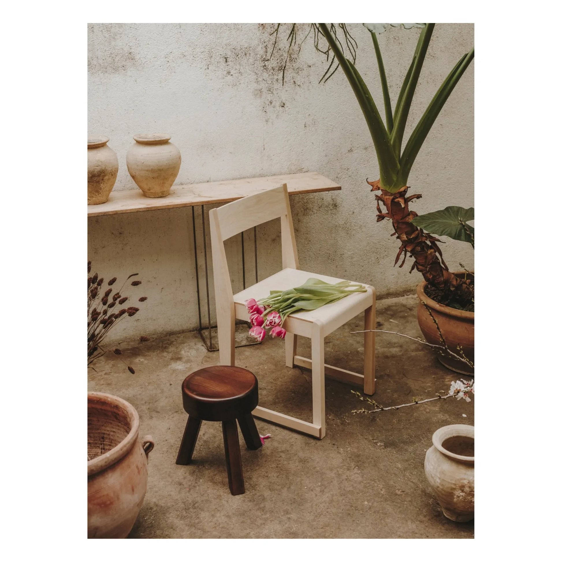 Frama - AML Pine Stool | Bois foncé