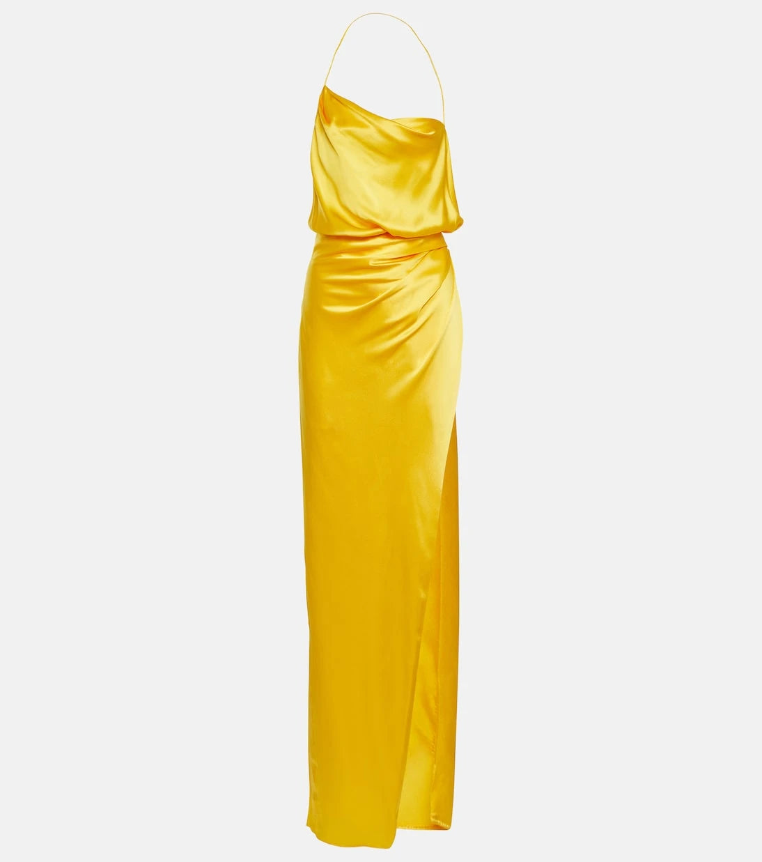 The Sei - Halterneck silk charmeuse gown