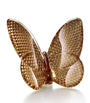 Baccarat Papillon Lucky Butterfly Diamond Gold Ornament