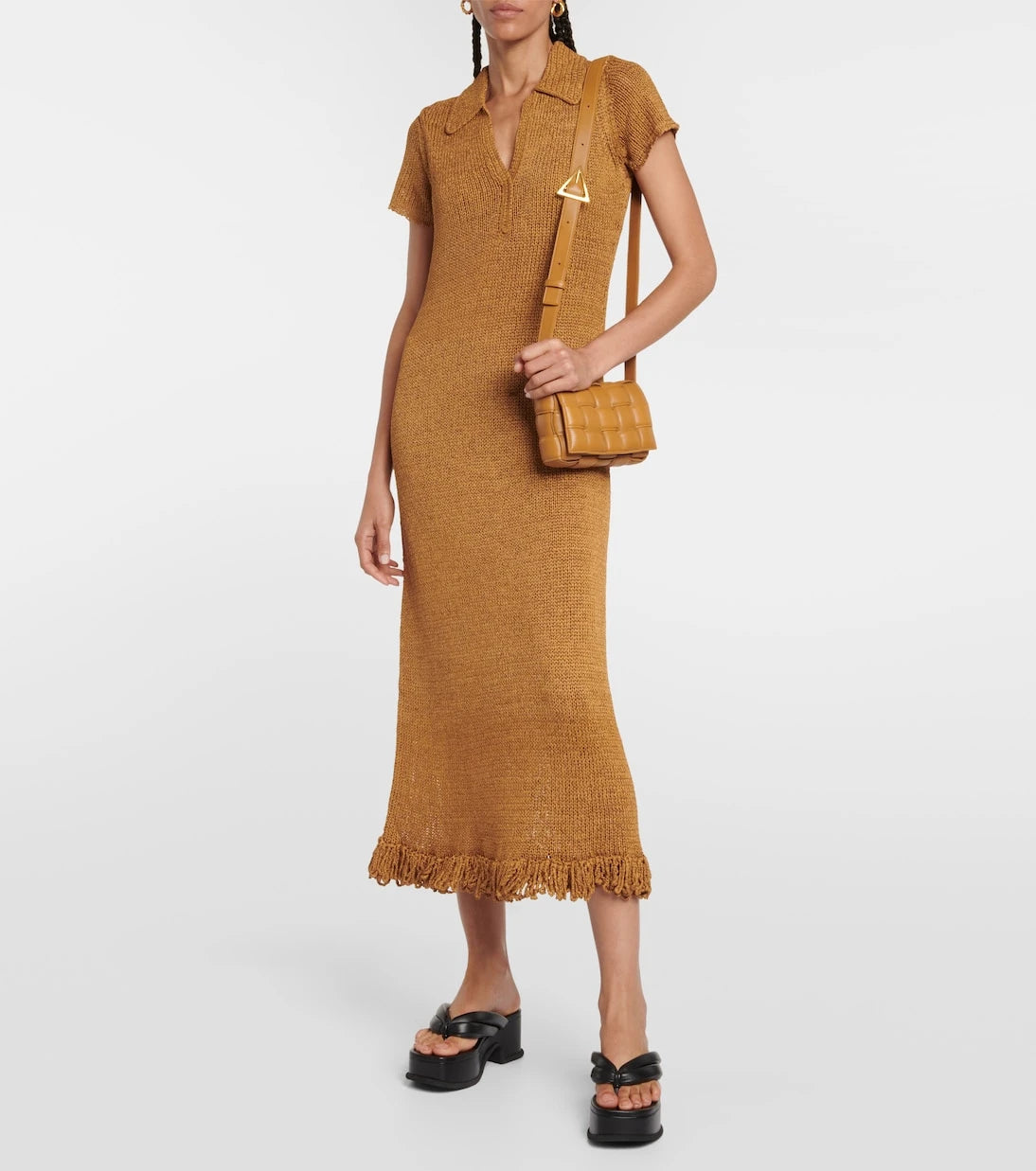 Proenza Schouler - Tassel-trimmed midi dress