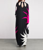 Multi Satin Cut-Out Stella Kaftan