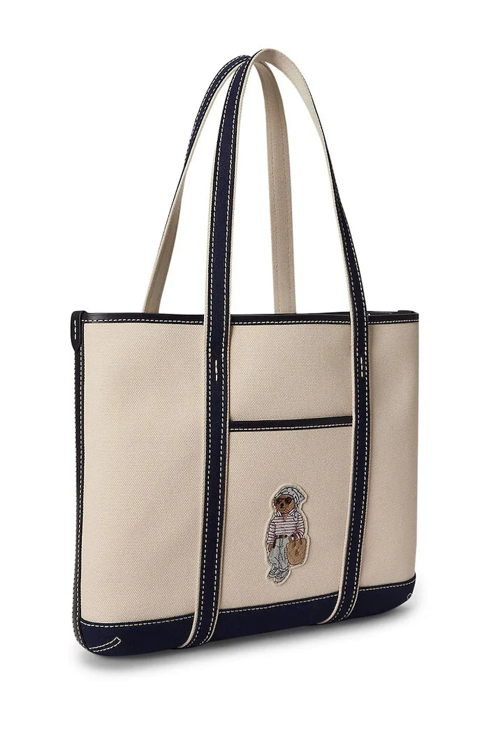 Polo Ralph Lauren чанта tote дамска от памук