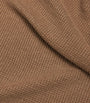 Brown Linen-Cotton T-Shirt