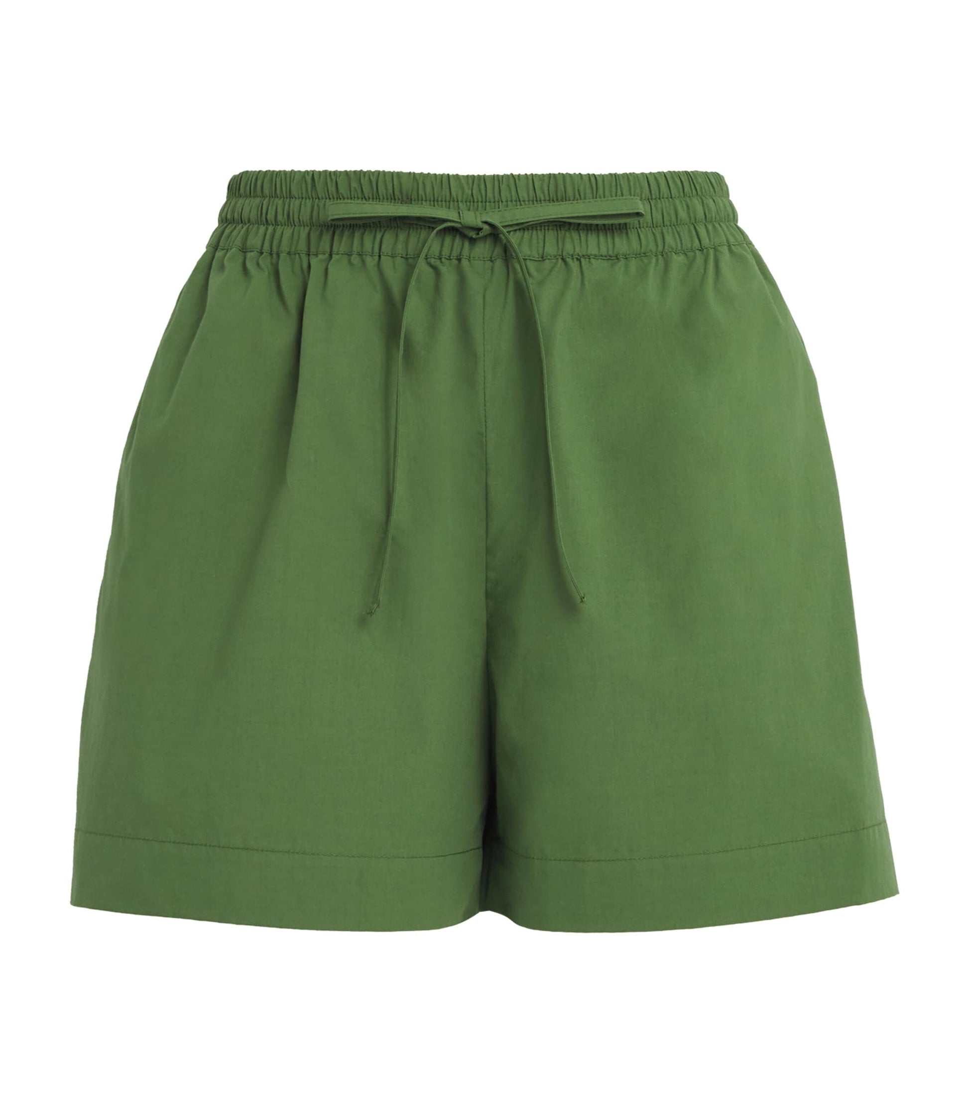 Matteau Green Organic Cotton Drawstring Shorts