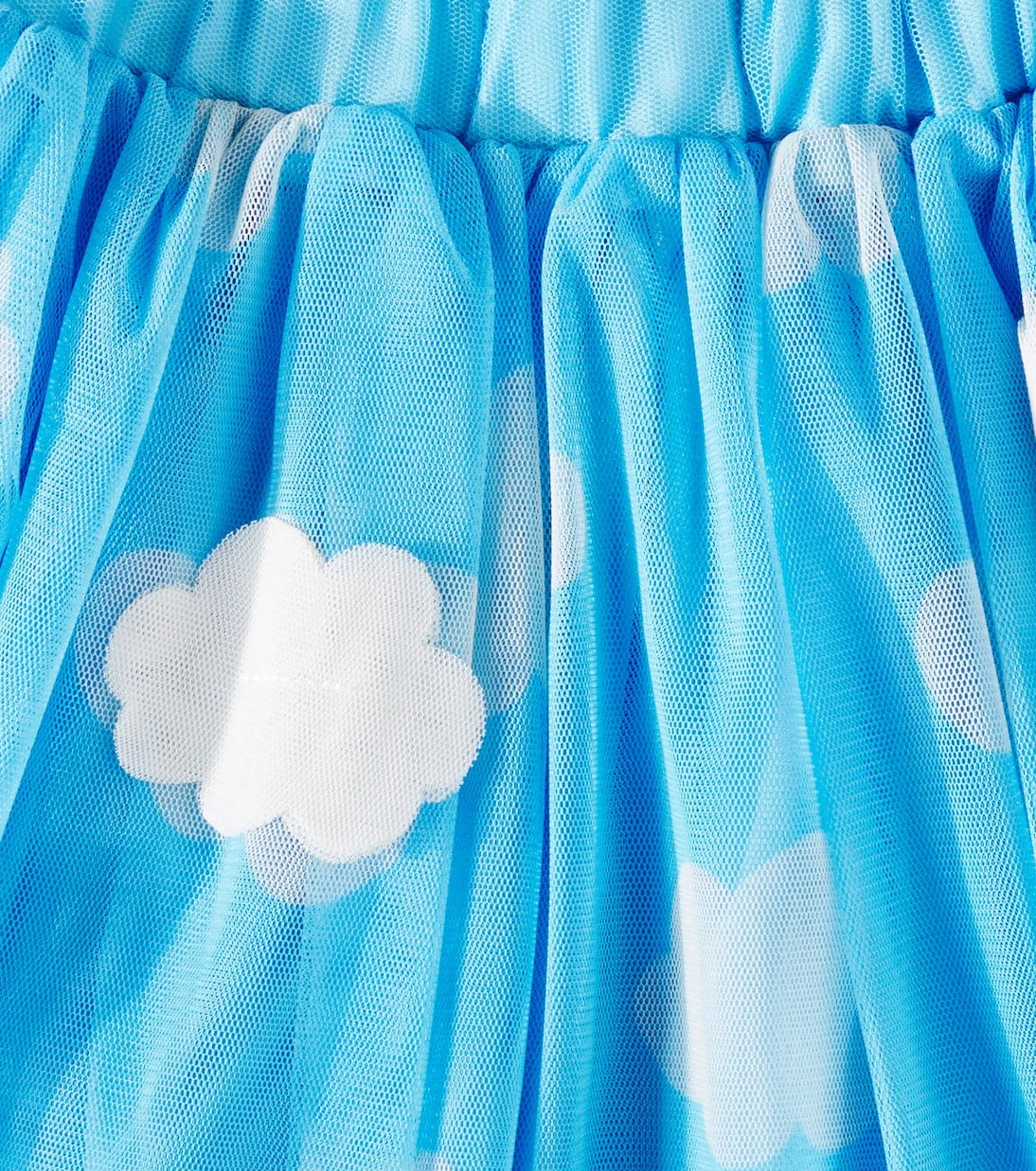 Stella McCartney Kids - Appliqué printed tulle cotton skirt